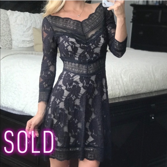 Free People Dresses & Skirts - Free People Black Lace Dress